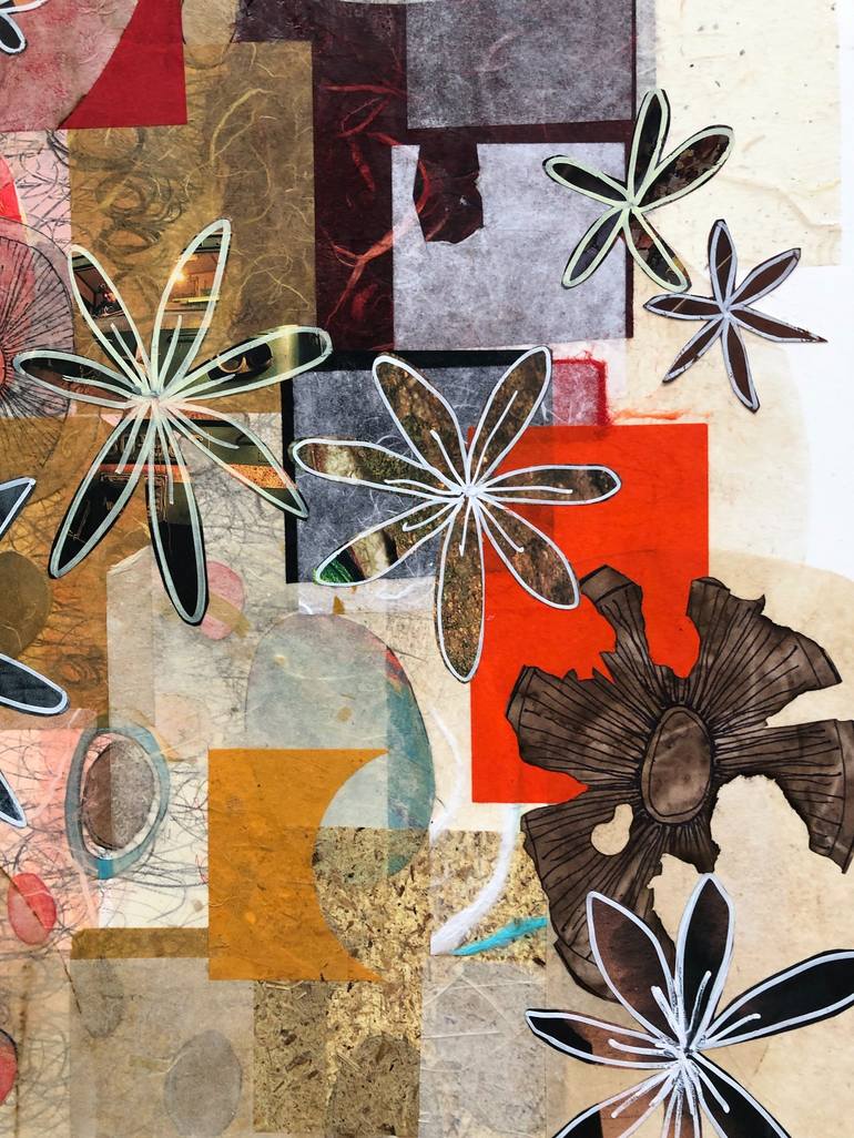 Original Contemporary Abstract Collage by Ali Herrmann