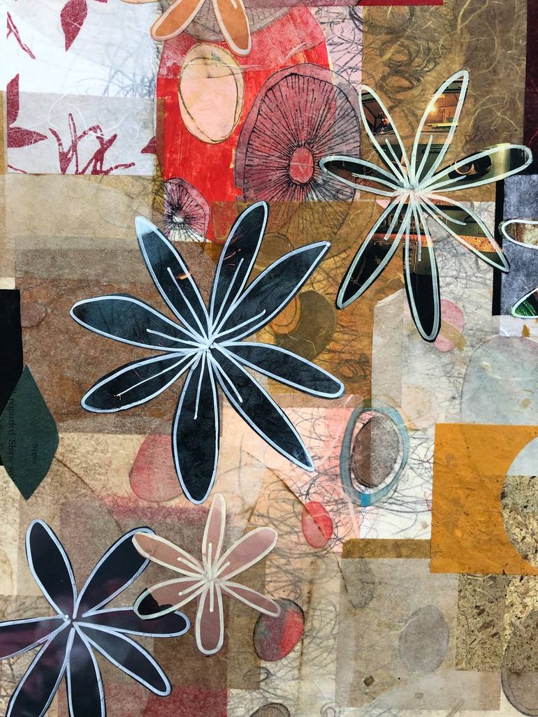 Original Contemporary Abstract Collage by Ali Herrmann