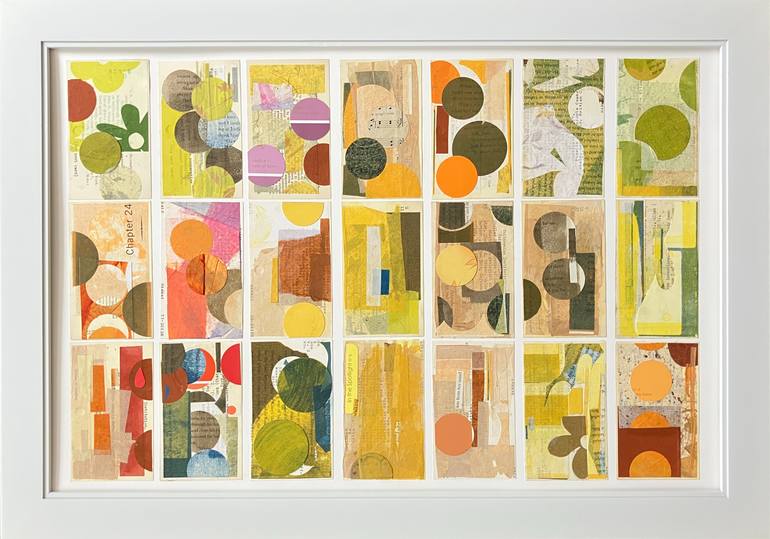 Original Contemporary Abstract Collage by Ali Herrmann