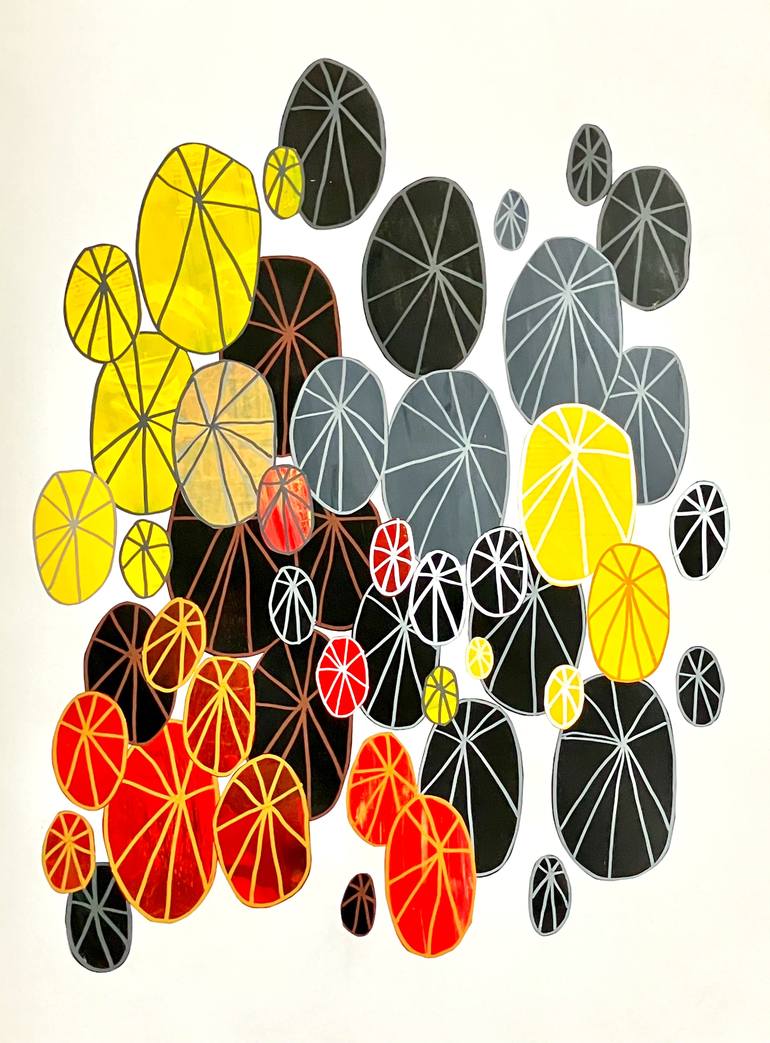 Original Abstract Patterns Collage by Ali Herrmann