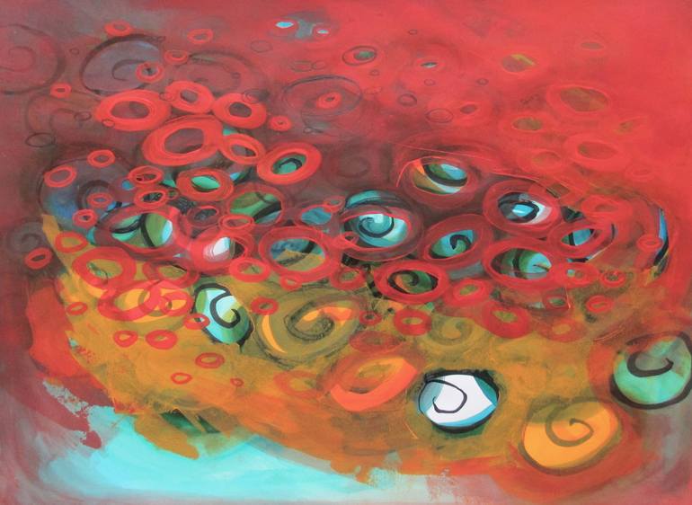 Print of Abstract Expressionism Abstract Paintings by Ali Herrmann