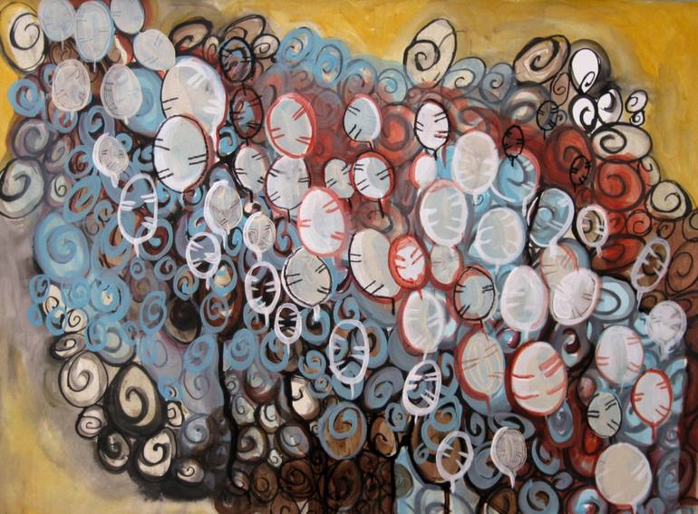 Original Fine Art Abstract Paintings by Ali Herrmann