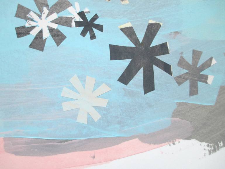 Original Minimalism Abstract Collage by Ali Herrmann
