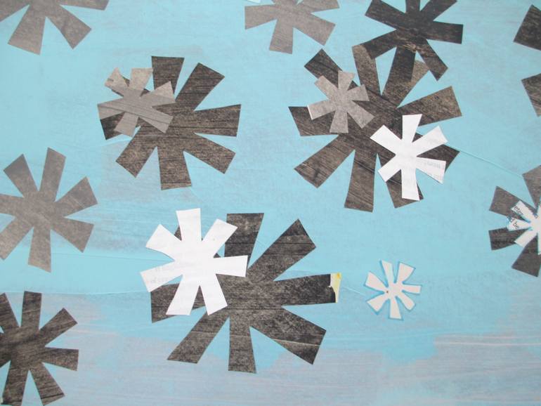 Original Minimalism Abstract Collage by Ali Herrmann