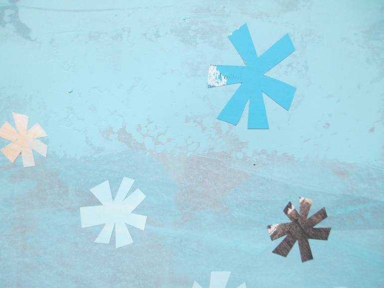 Original Minimalism Abstract Collage by Ali Herrmann