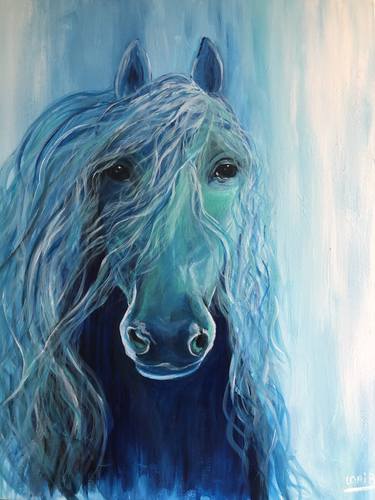 Original Abstract Expressionism Animal Paintings by Lori Burke