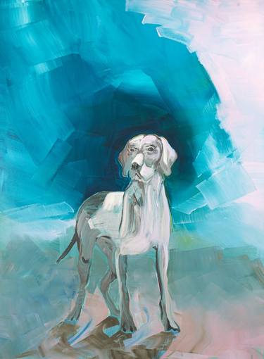 Saatchi Art Artist joaquinru reyes; Painting, “Perro” #art