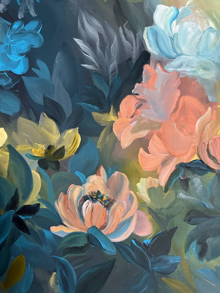 Original Floral Painting by Valentina Fedoseeva