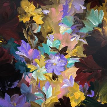 Original Floral Paintings by Valentina Fedoseeva