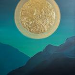 The Serenity of Mountains. Full Moon. by Valentina Fedoseeva