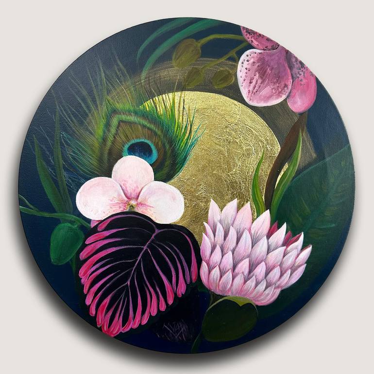 Original Surrealism Floral Paintings by Valentina Fedoseeva
