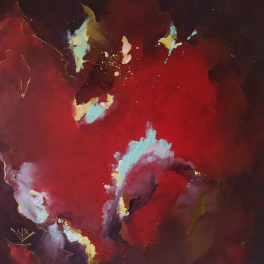 Original Abstract Expressionism Abstract Paintings by Valentina Fedoseeva