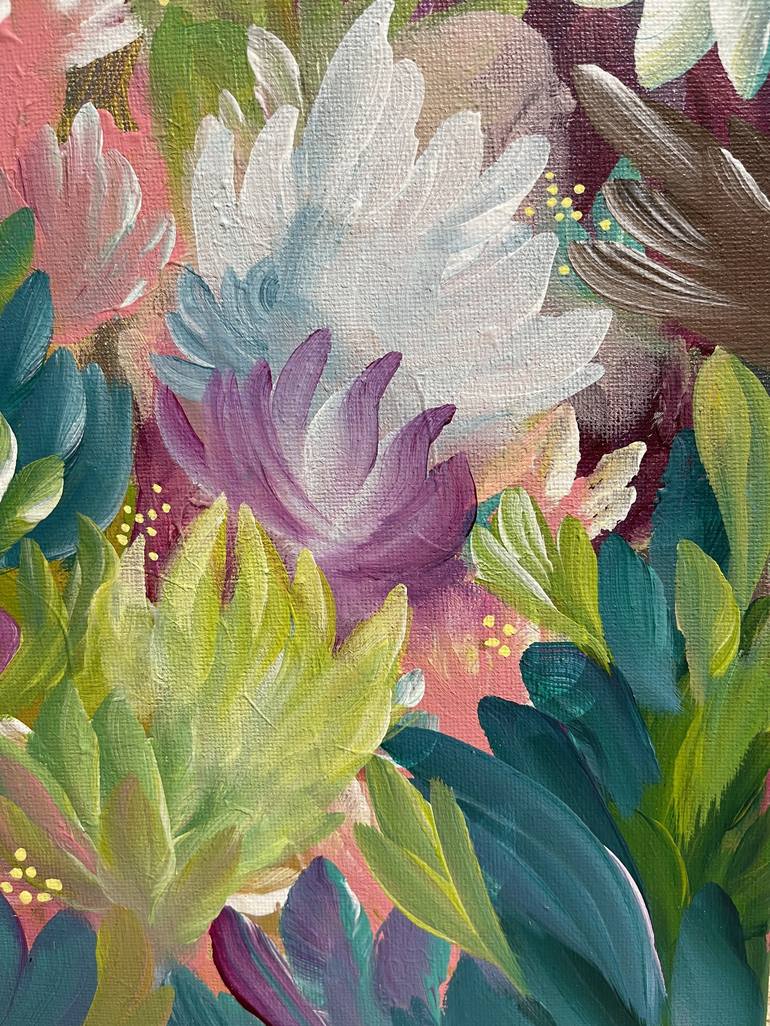 Original Floral Painting by Valentina Fedoseeva