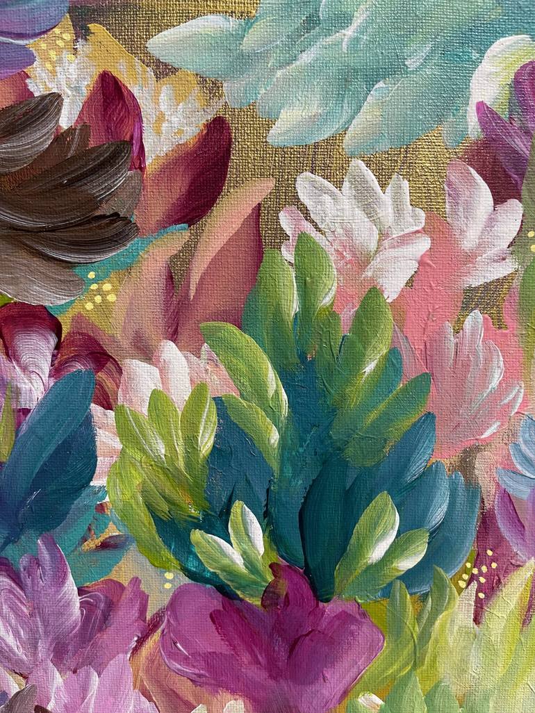 Original Floral Painting by Valentina Fedoseeva
