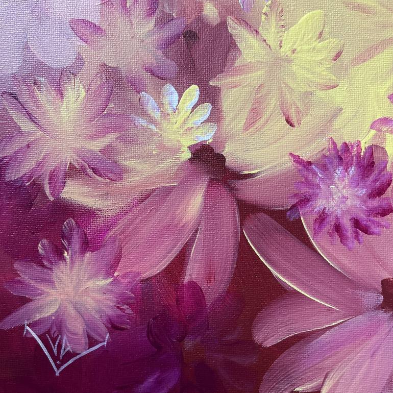 Original Floral Painting by Valentina Fedoseeva