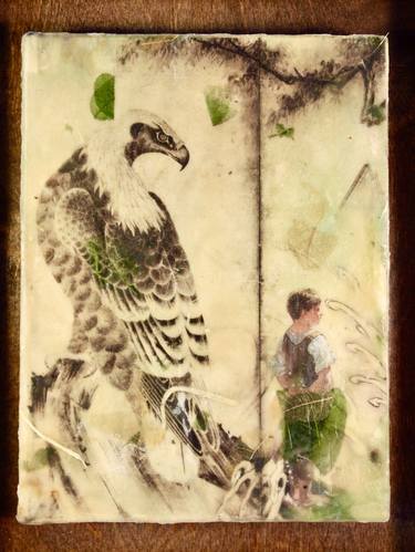 Original Fine Art Nature Collage by Diane Mansfield Colligan