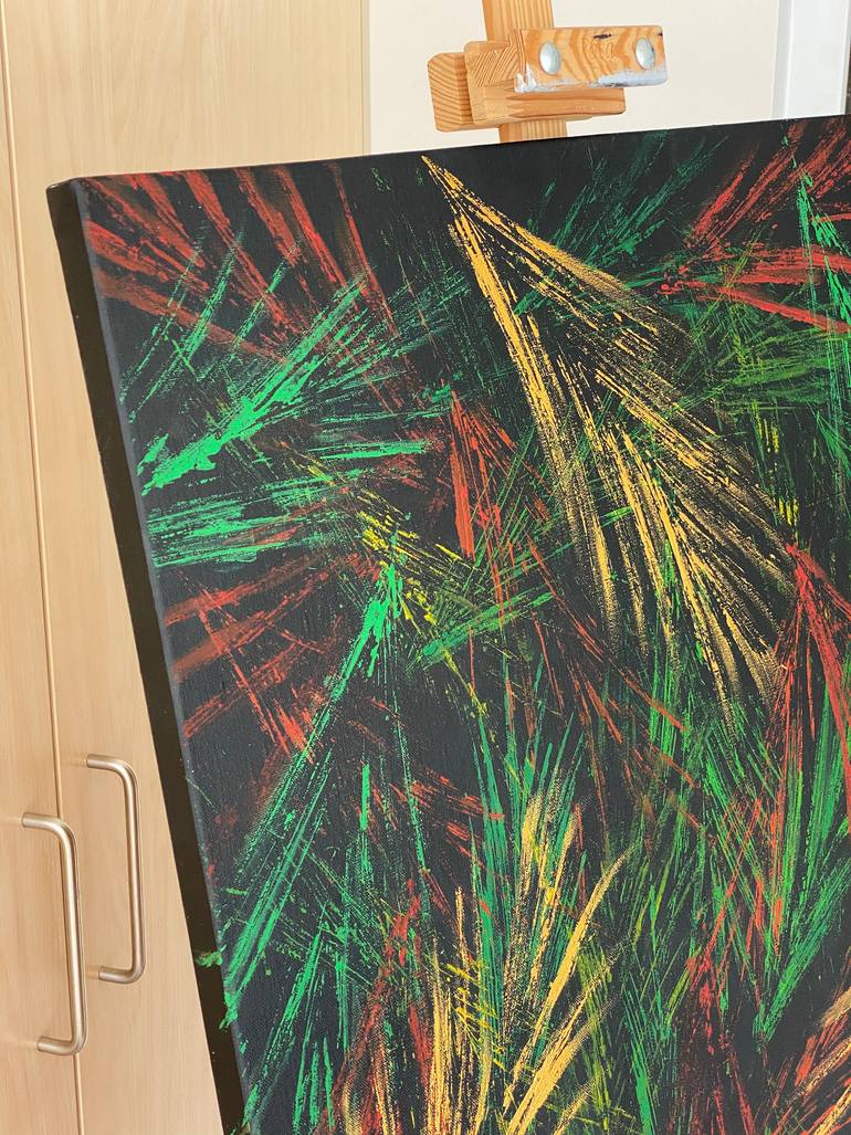 Original Modernism Abstract Painting by Elena Dobkin
