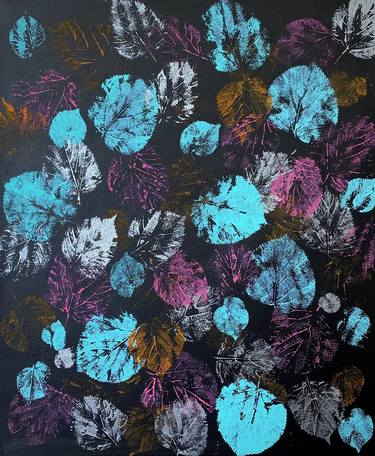 Print of Abstract Tree Paintings by Elena Dobkin