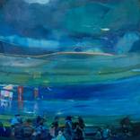 Blue Painting by Xinyu Han