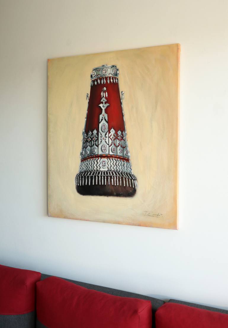 Original Conceptual Fashion Painting by Alua Tebenova