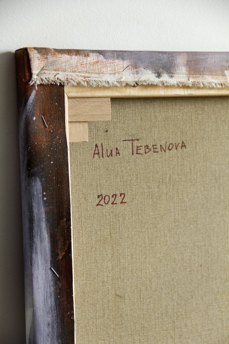 Original Contemporary People Painting by Alua Tebenova