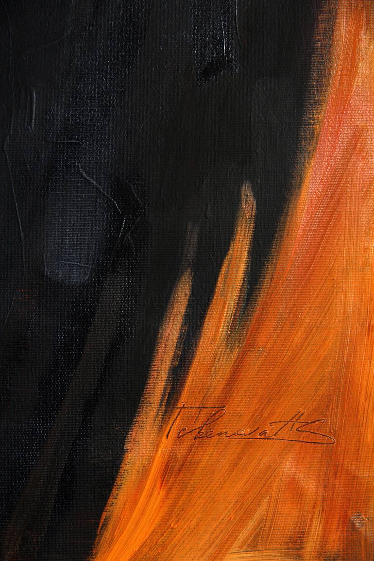Original Contemporary People Painting by Alua Tebenova