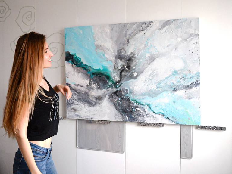 Original Modern Abstract Painting by Evelina Tverdova