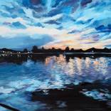 Embankment for two lovers by Evelina Tverdova