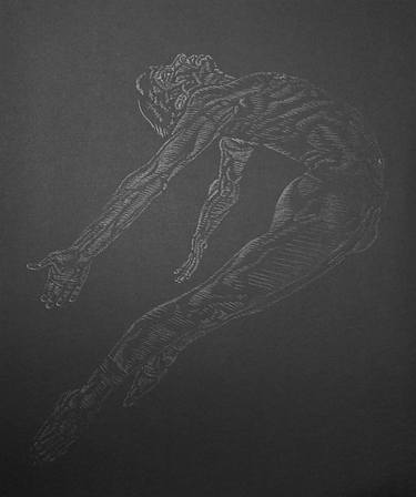 Original Figurative Body Drawings by Alexander Stein