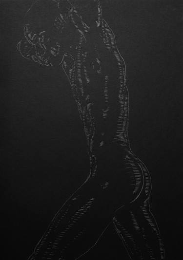 Original Figurative Nude Drawings by Alexander Stein