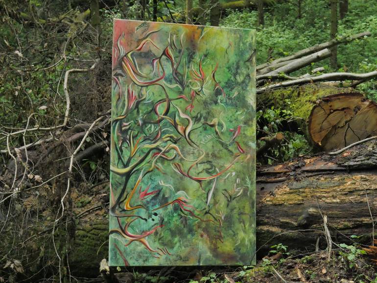 Original Abstract Painting by Jan Grebe