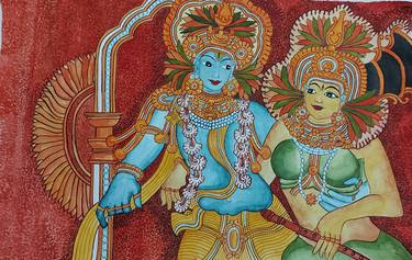 Print of Fine Art Classical mythology Paintings by Malavika Sudarsanan