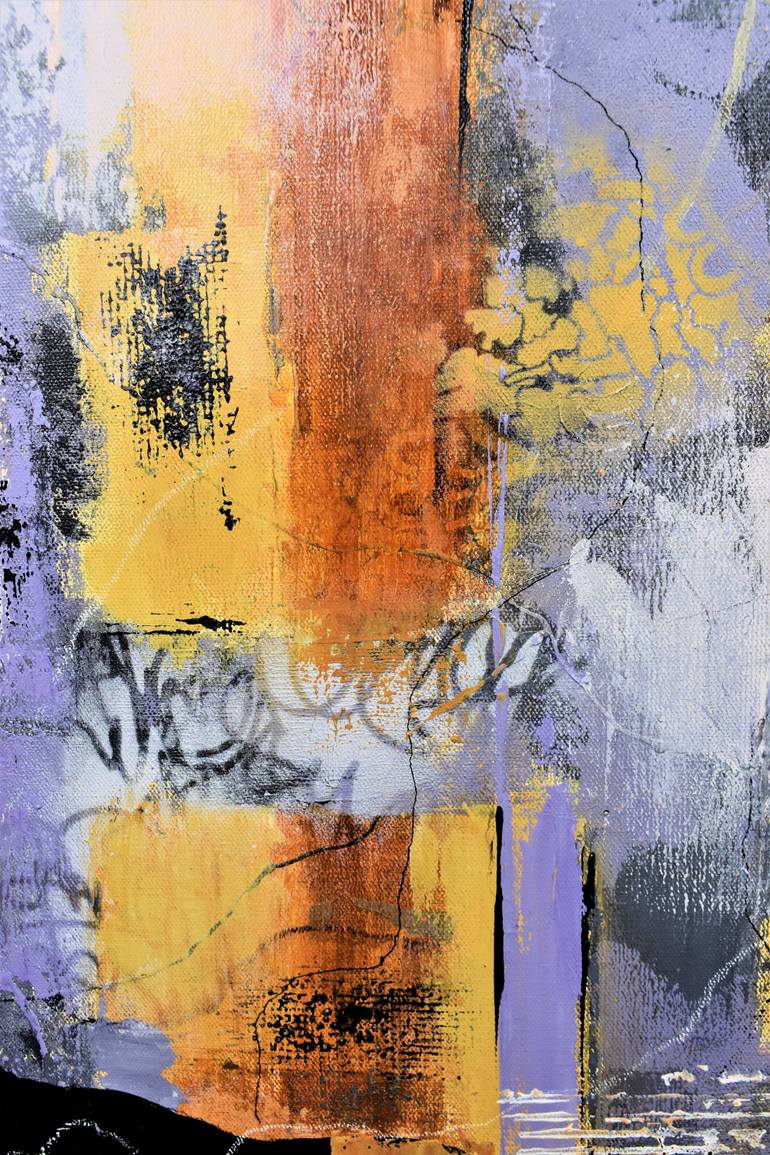 Original Abstract Expressionism Abstract Painting by Donna Magadov