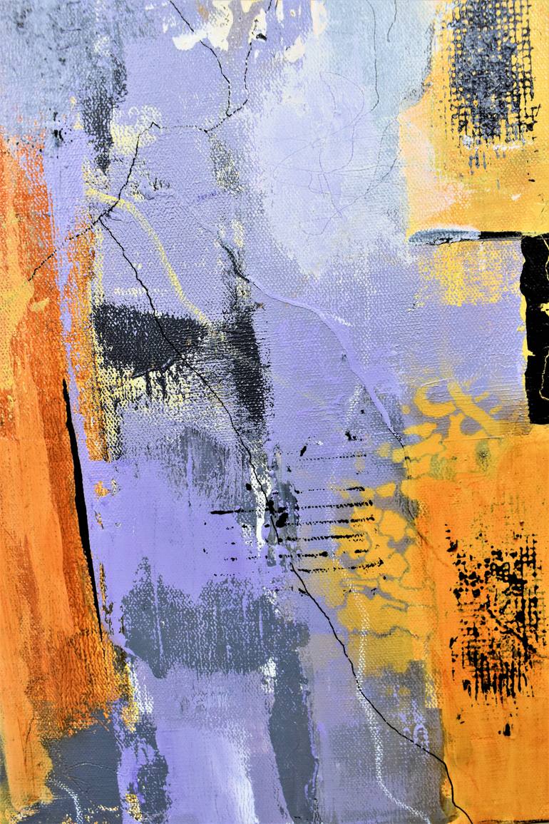 Original Abstract Expressionism Abstract Painting by Donna Magadov