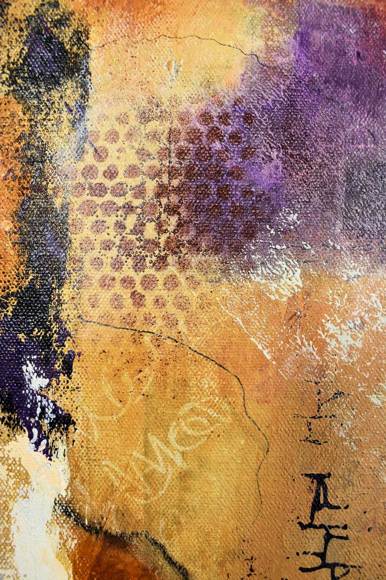 Original Abstract Expressionism Abstract Painting by Donna Magadov