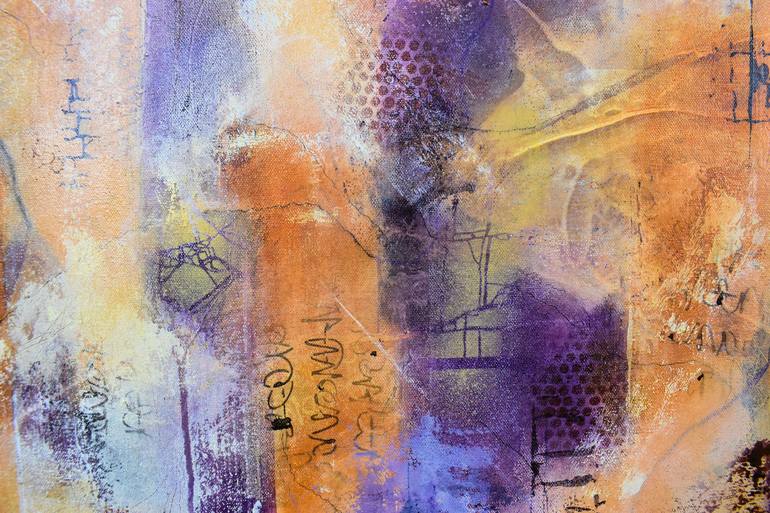Original Abstract Expressionism Abstract Painting by Donna Magadov