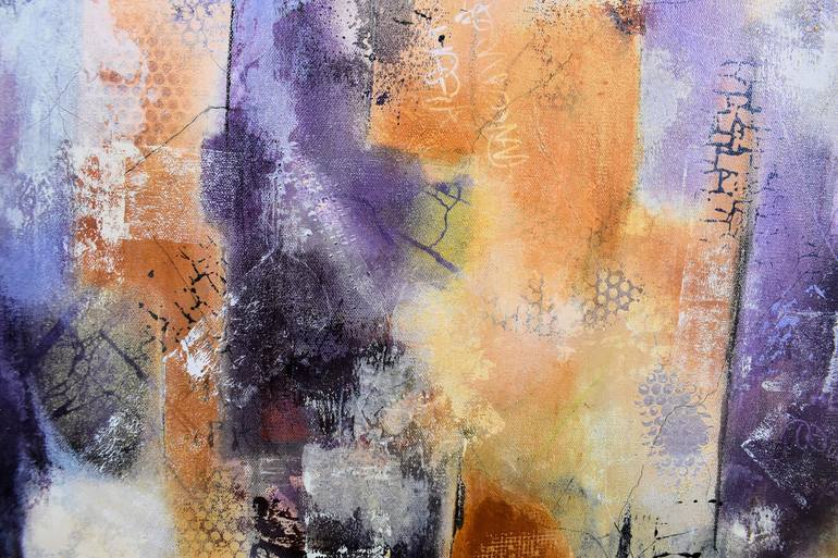 Original Abstract Expressionism Abstract Painting by Donna Magadov