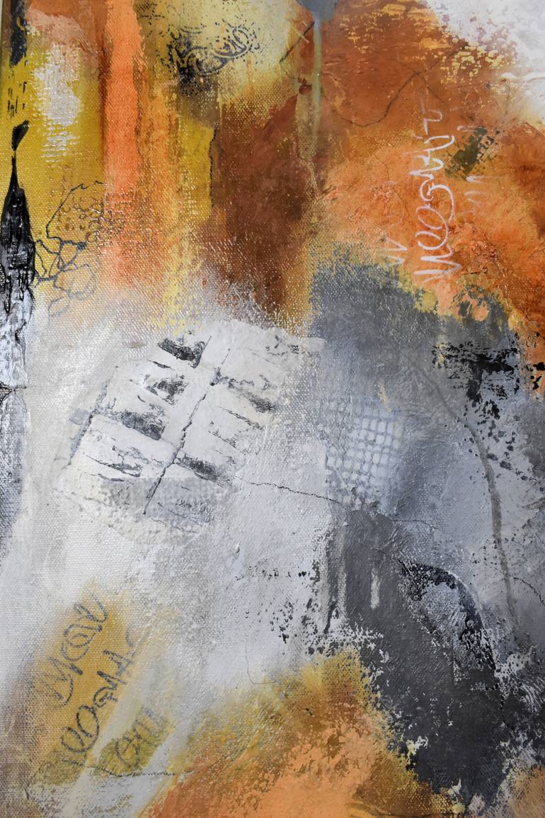 Original Abstract Expressionism Abstract Painting by Donna Magadov