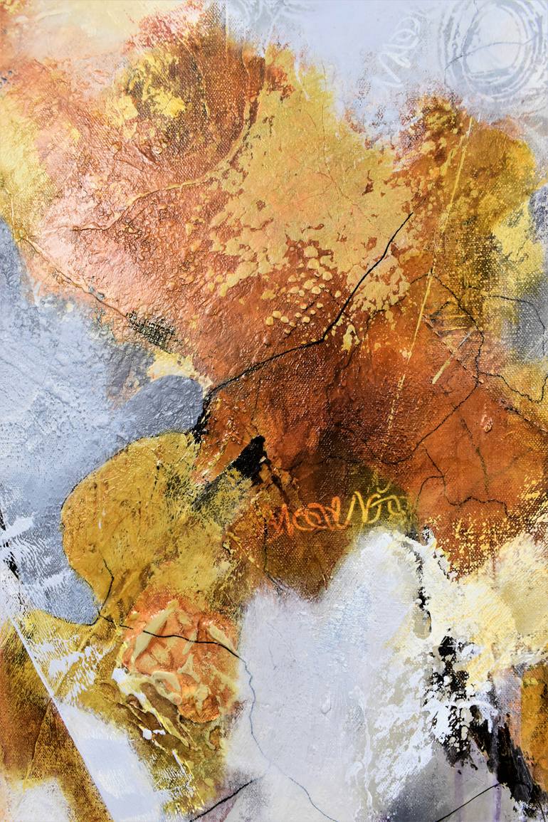 Original Abstract Expressionism Abstract Painting by Donna Magadov