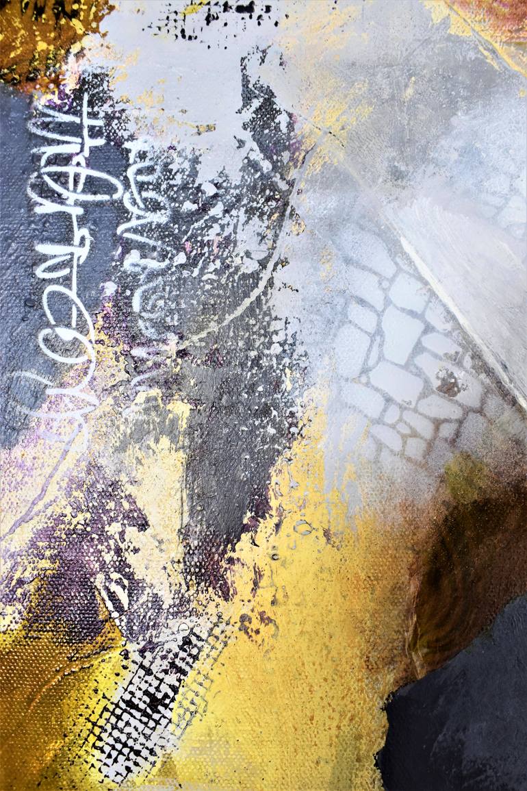 Original Abstract Expressionism Abstract Painting by Donna Magadov