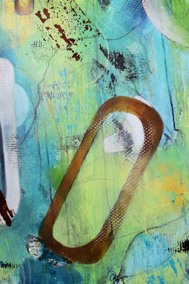 Original Contemporary Abstract Painting by Donna Magadov