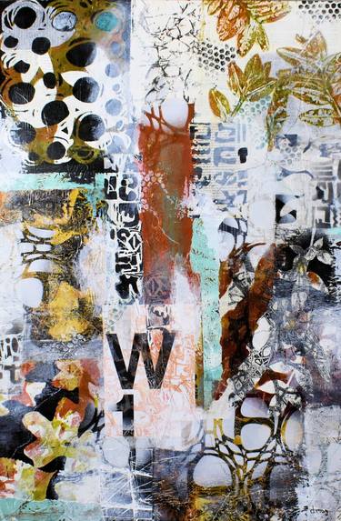 Original Contemporary Abstract Painting by Donna Magadov