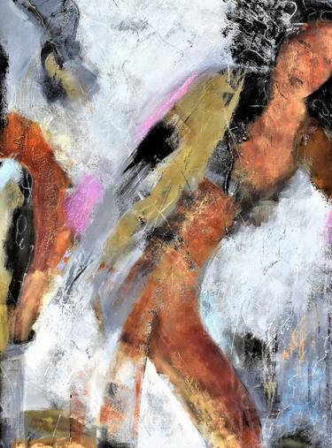 Print of Abstract Women Paintings by Donna Magadov