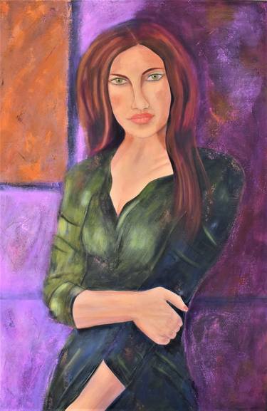 Original Figurative Women Paintings by Donna Magadov