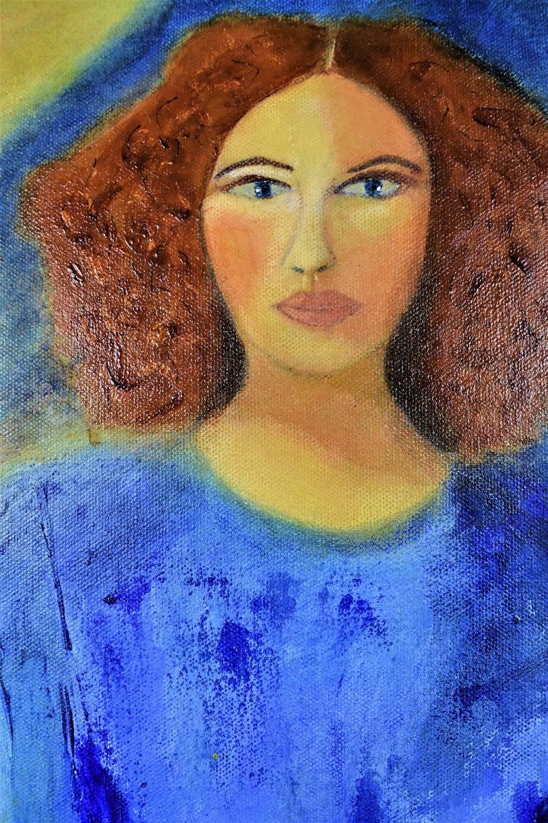 Original Women Painting by Donna Magadov