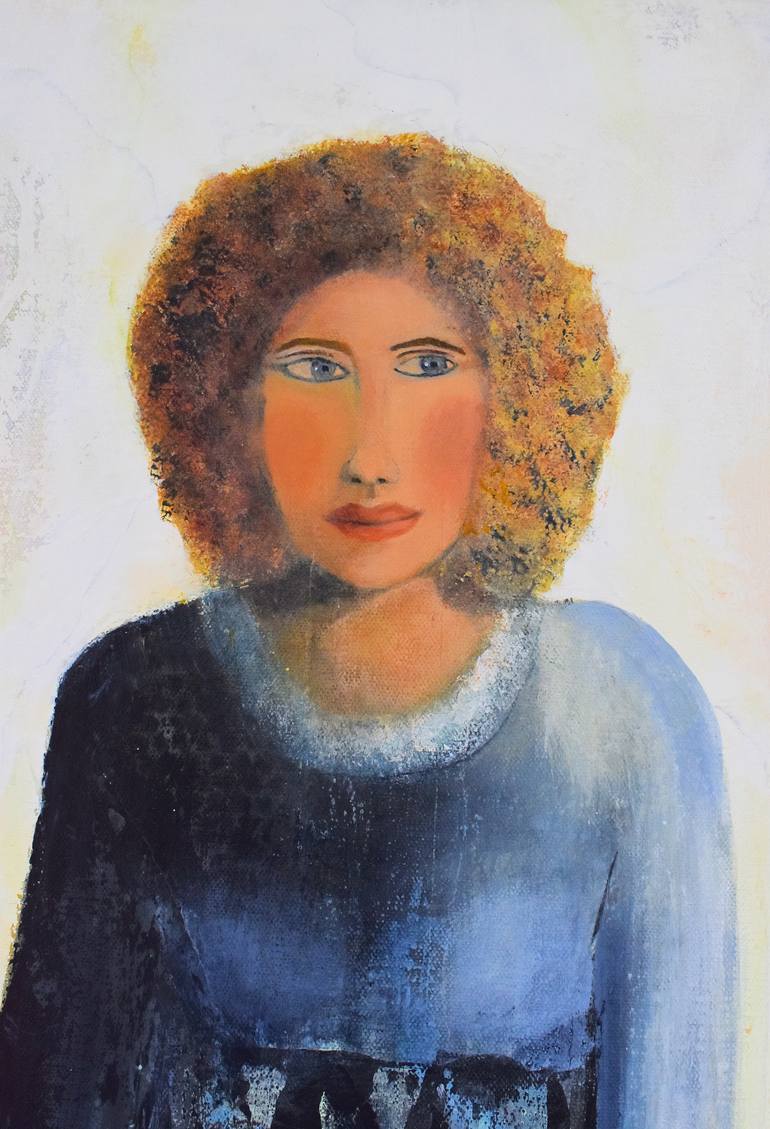 Original Women Painting by Donna Magadov