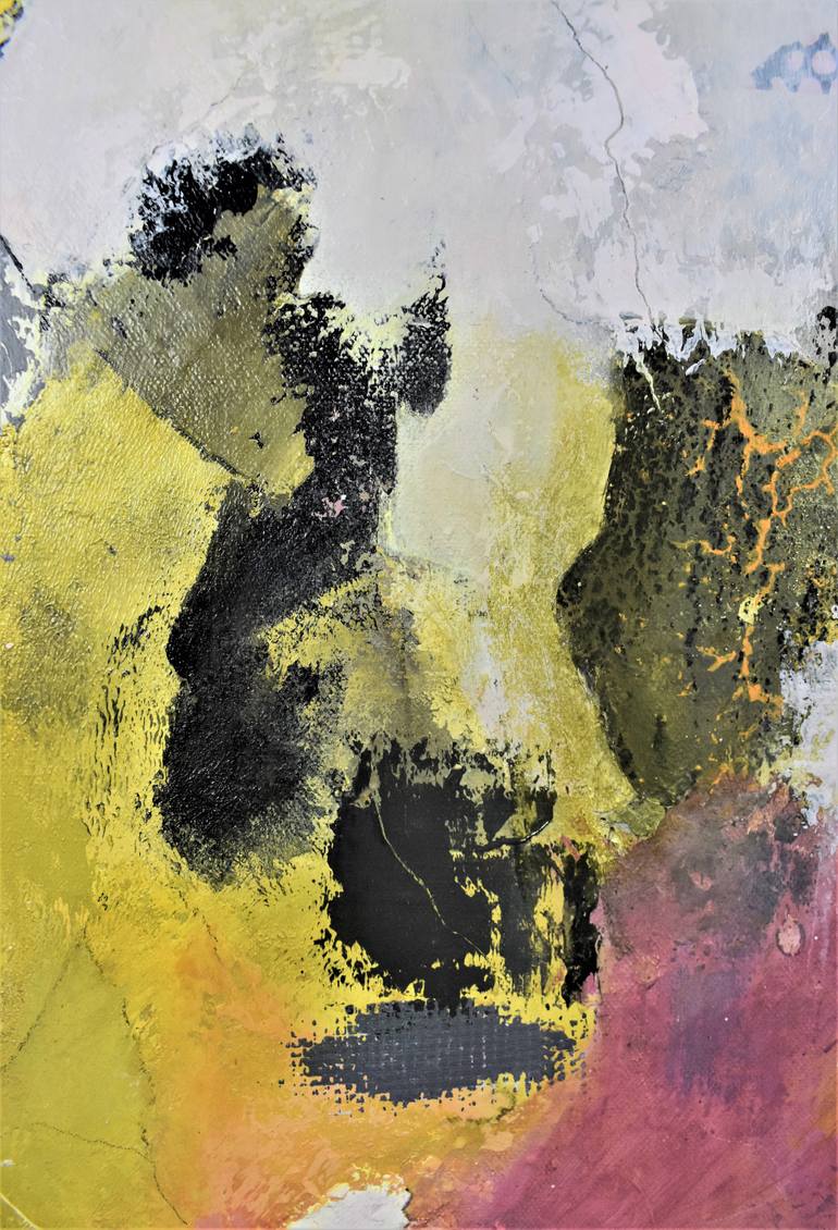 Original Abstract Expressionism Abstract Painting by Donna Magadov