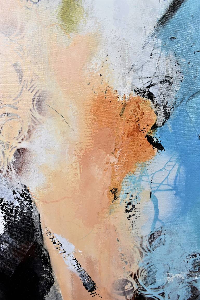 Original Abstract Expressionism Abstract Painting by Donna Magadov