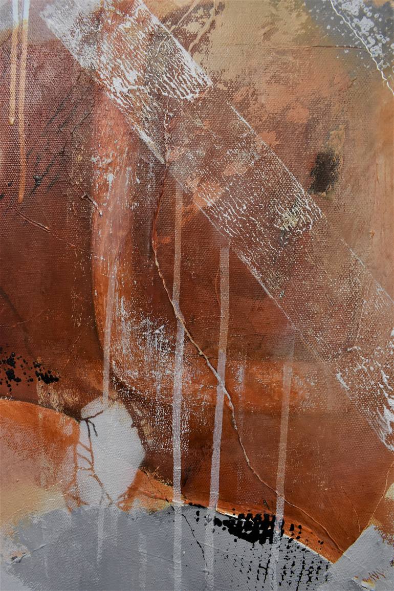 Original Abstract Expressionism Abstract Painting by Donna Magadov