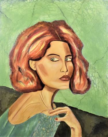 Original Figurative Women Paintings by Donna Magadov